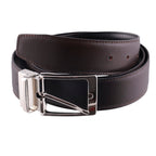 Cintura Artigianale Reversibile Uomo Double Face in Vera Pelle di Vitello