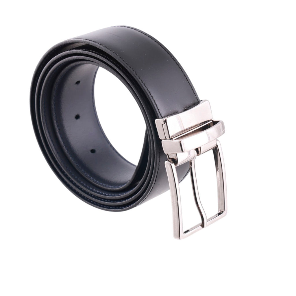 Cintura Artigianale Reversibile Uomo Double Face in Vera Pelle di Vitello