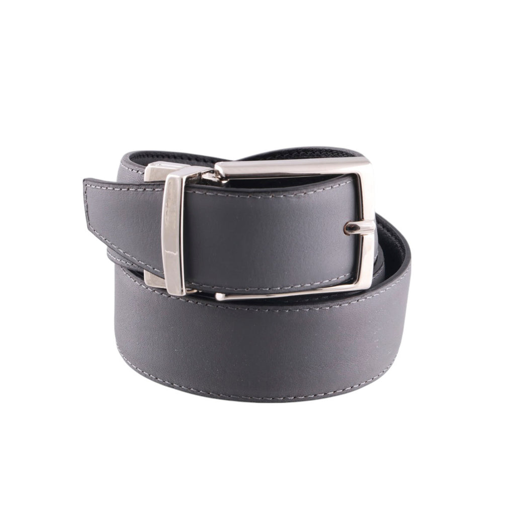 Cintura Artigianale Reversibile Uomo Double Face in Vera Pelle di Vitello
