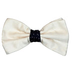 Papillon Cravattino in Seta con nodo a contrasto