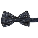 Papillon Cravattino in Seta Fantasia a Pois