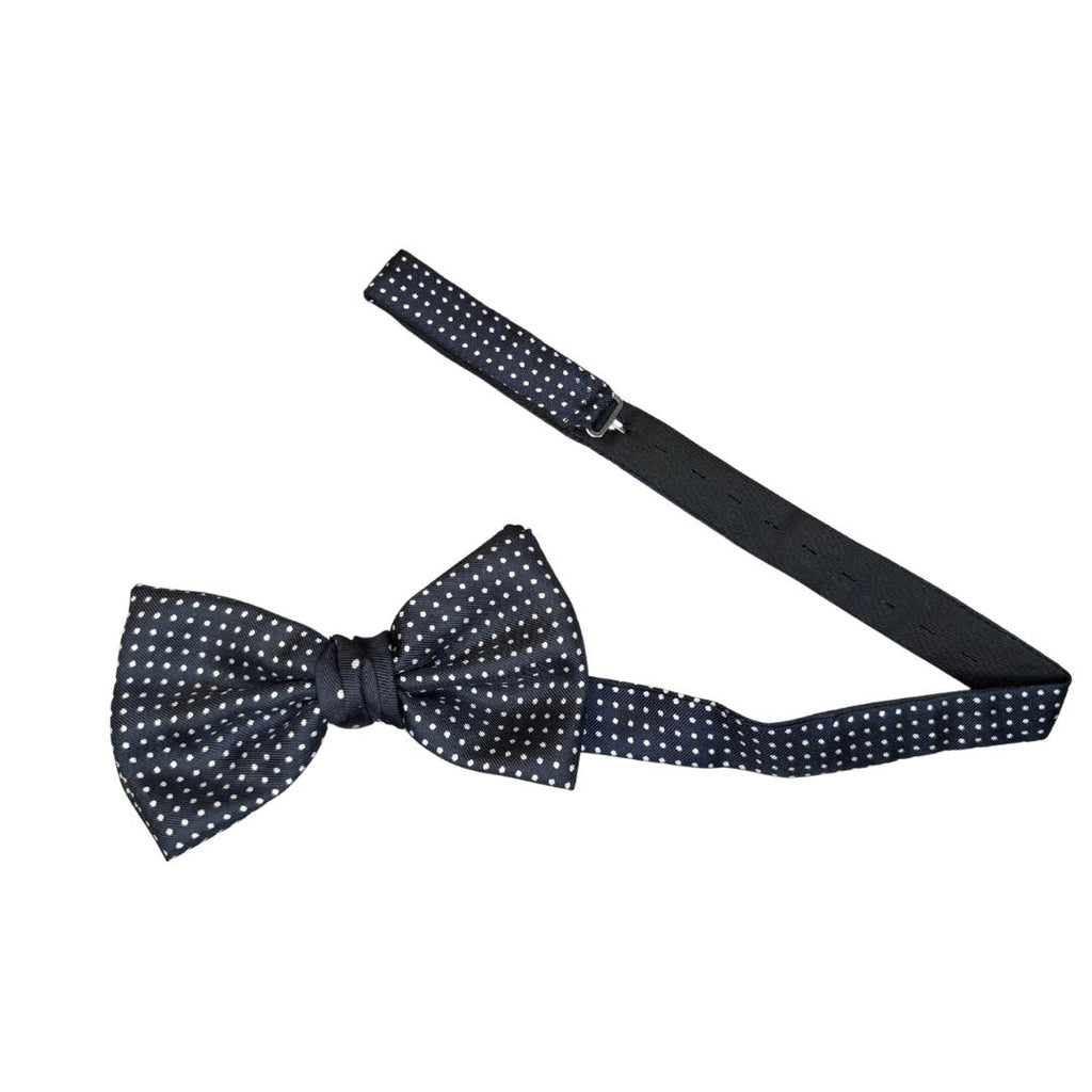 Papillon Cravattino in Seta Fantasia a Pois