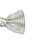 Papillon Cravattino in Seta Fantasia a Pois