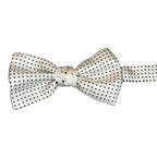 Papillon Cravattino in Seta Fantasia a Pois