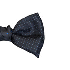 Papillon Cravattino in Seta Fantasia a Pois