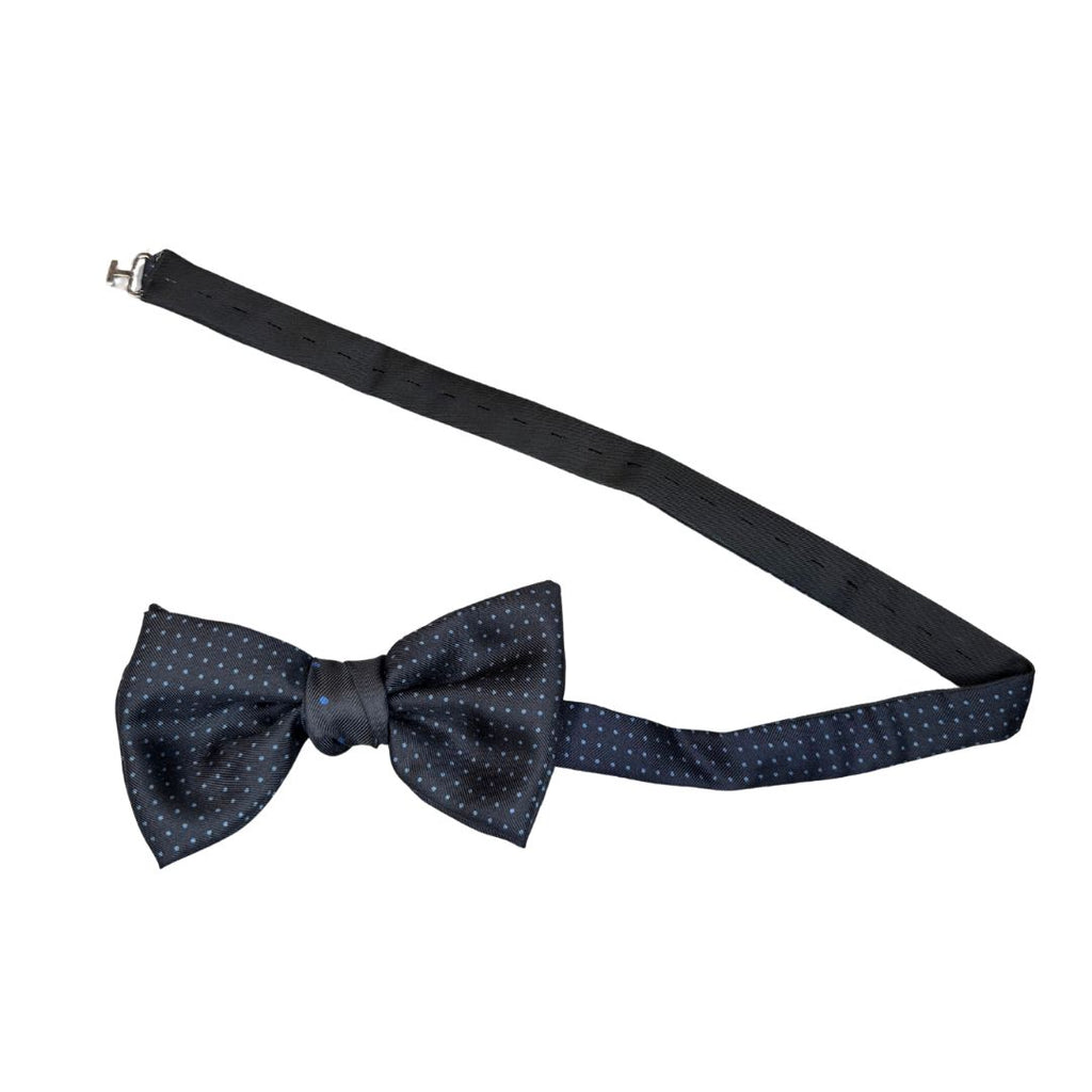 Papillon Cravattino in Seta Fantasia a Pois