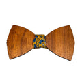 Papillon Annodato in Legno con Nodo in Lana