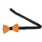 Papillon Annodato in Legno con Nodo in Lana