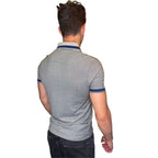 Polo uomo manica corta cotone jersey operato Fred Mello