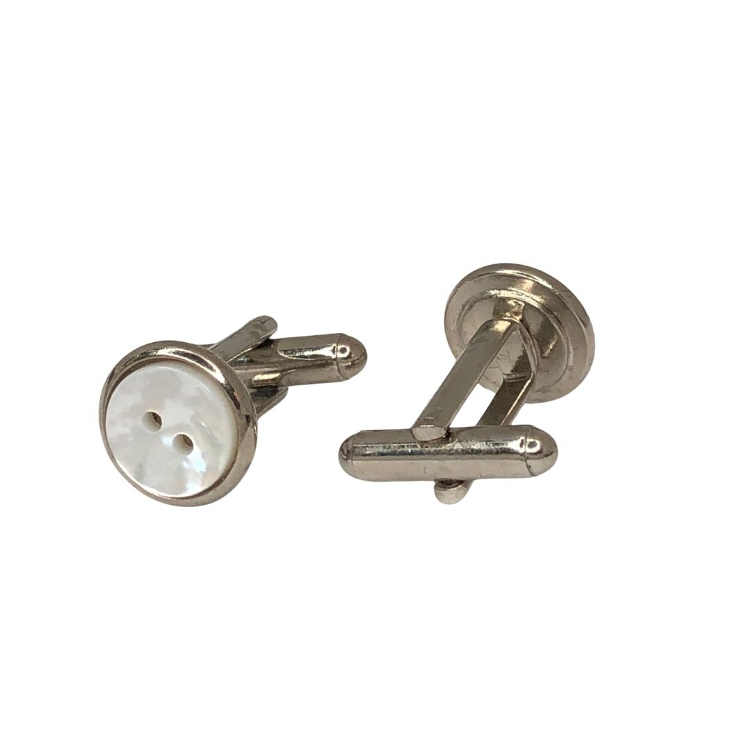 Gemelli a forma di Bottoncino in madreperla
