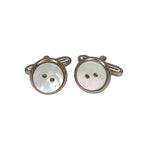 Gemelli a forma di Bottoncino in madreperla