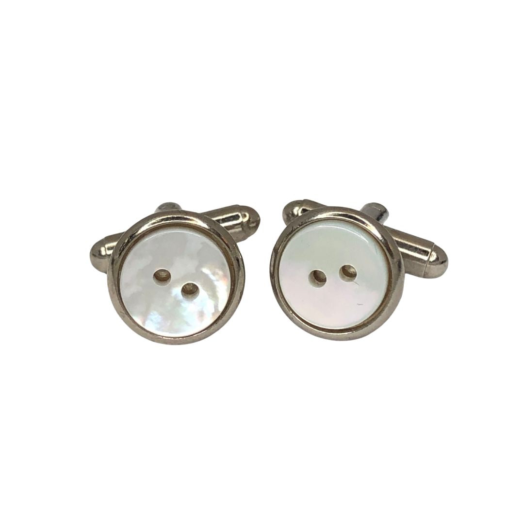 Gemelli a forma di Bottoncino in madreperla