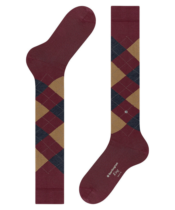 Calzini Uomo gambaletto King in cotone Burlington