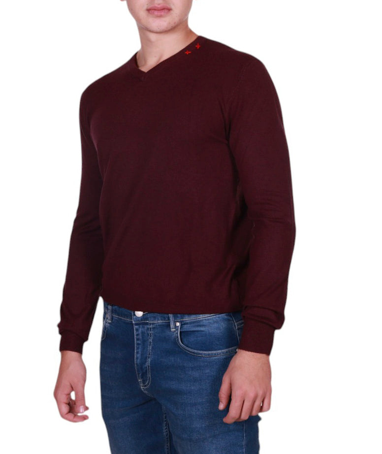 Maglione scollo a V