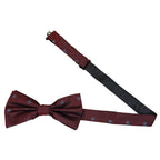 Papillon in seta fantasia cerchi annodato a mano con lavorazione sartoriale