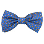 Papillon cotone annodato a mano fantasia gocce realizzato con cura sartoriale