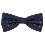 Papillon in seta annodato a mano fantasia fiori Made in Italy