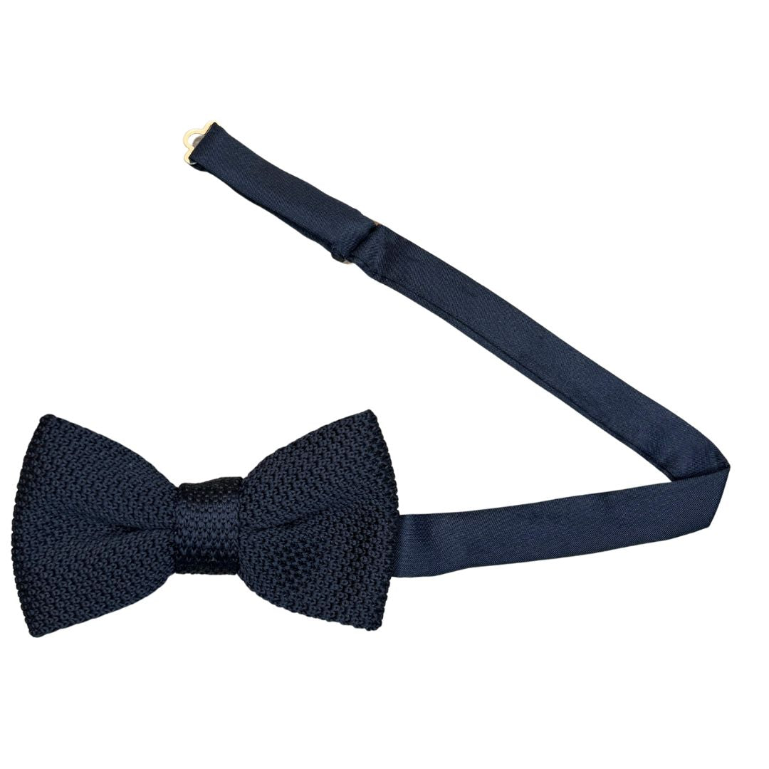 Papillon in Seta Tricot Tinta Unita