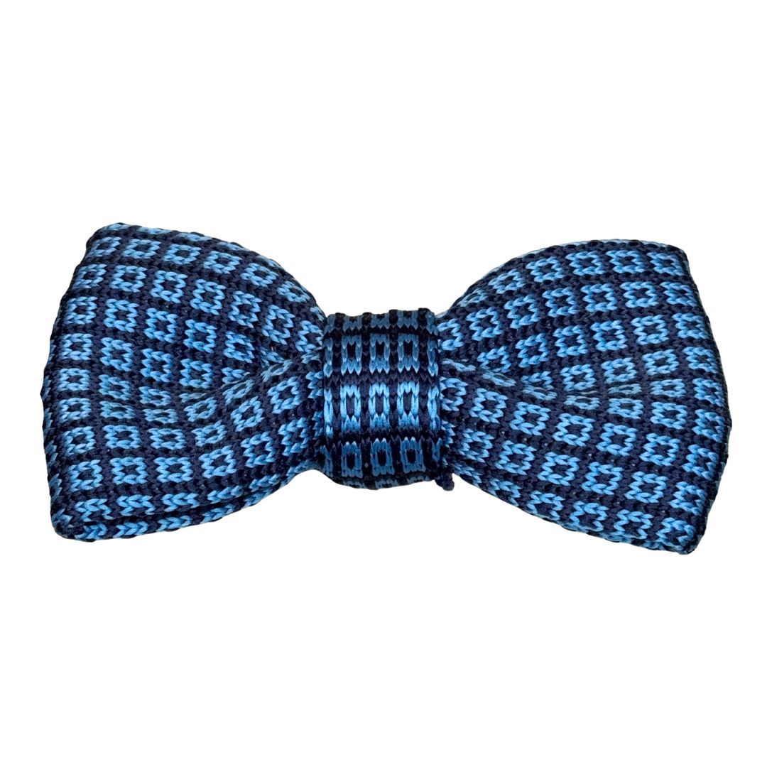 Papillon in seta tricot fantasia