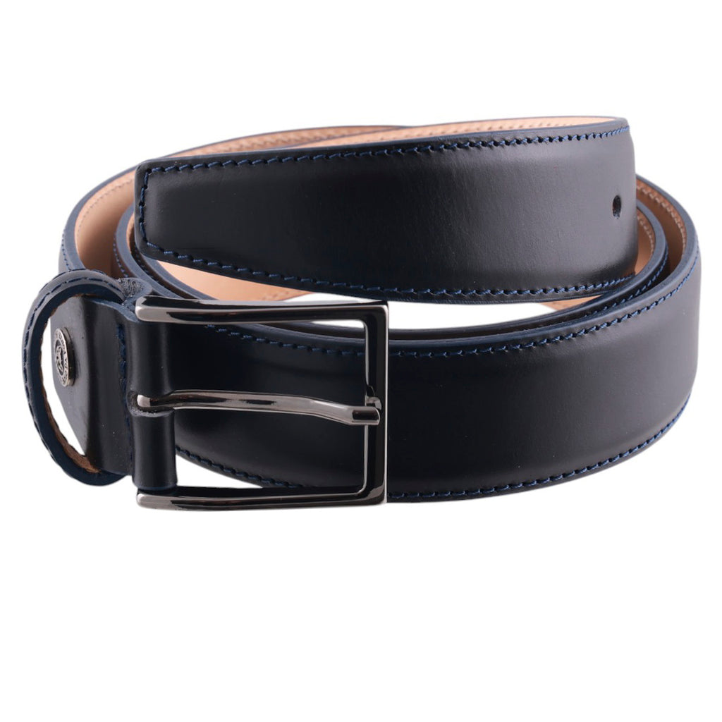 Cintura in pelle liscia
