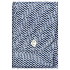 Camicia uomo classica collo 1/2 francese in popeline microfantasia