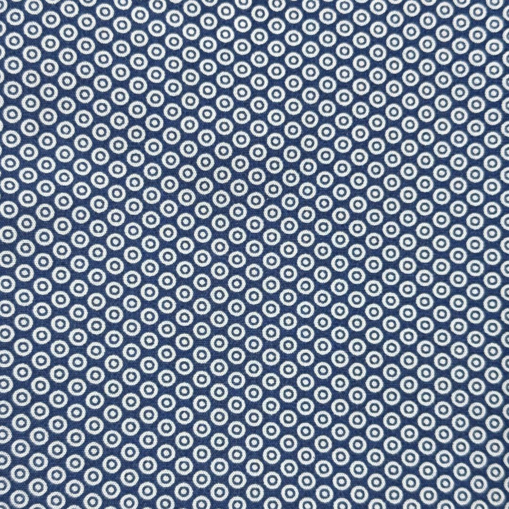 Camicia uomo classica collo 1/2 francese in popeline microfantasia