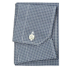 Camicia uomo classica in popeline fantasia fiorellini e cerchi