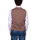 Di Lorenzo Sartoria Italiana gilet uomo sartoriale oxford