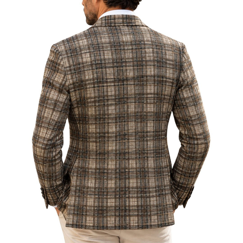 Di Lorenzo Sartoria Italiana giacca uomo sartoriale quadri mimetici