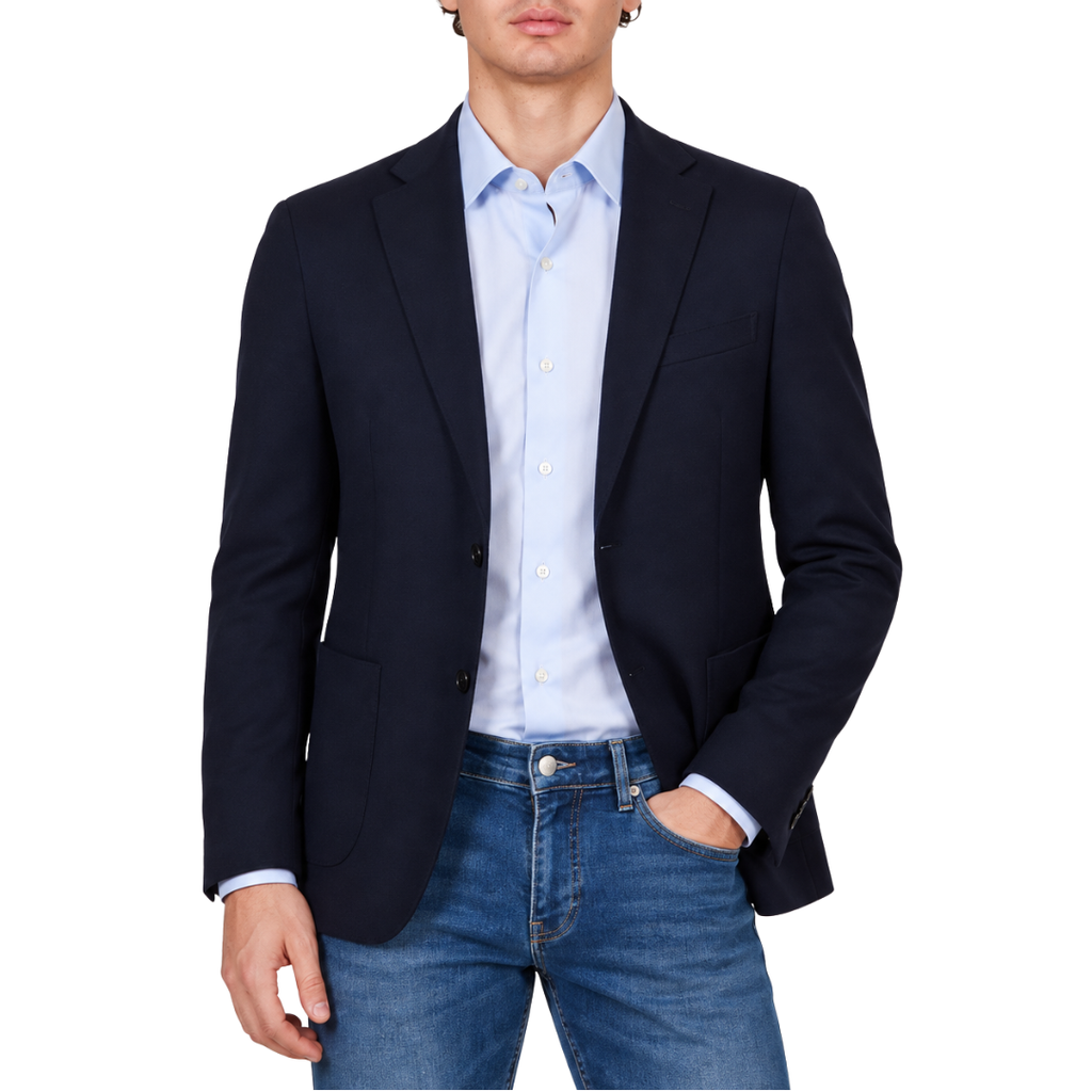 Di Lorenzo Sartoria Italiana giacca uomo in tessuto tecnico Made in Italy