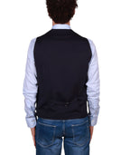 Di Lorenzo Sartoria Italiana gilet uomo sartoriale misto seta