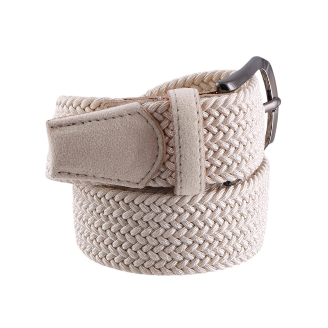 Cintura Paolo Da Ponte Elasticizzata Intreccio Contrasti Camoscio Made in Italy