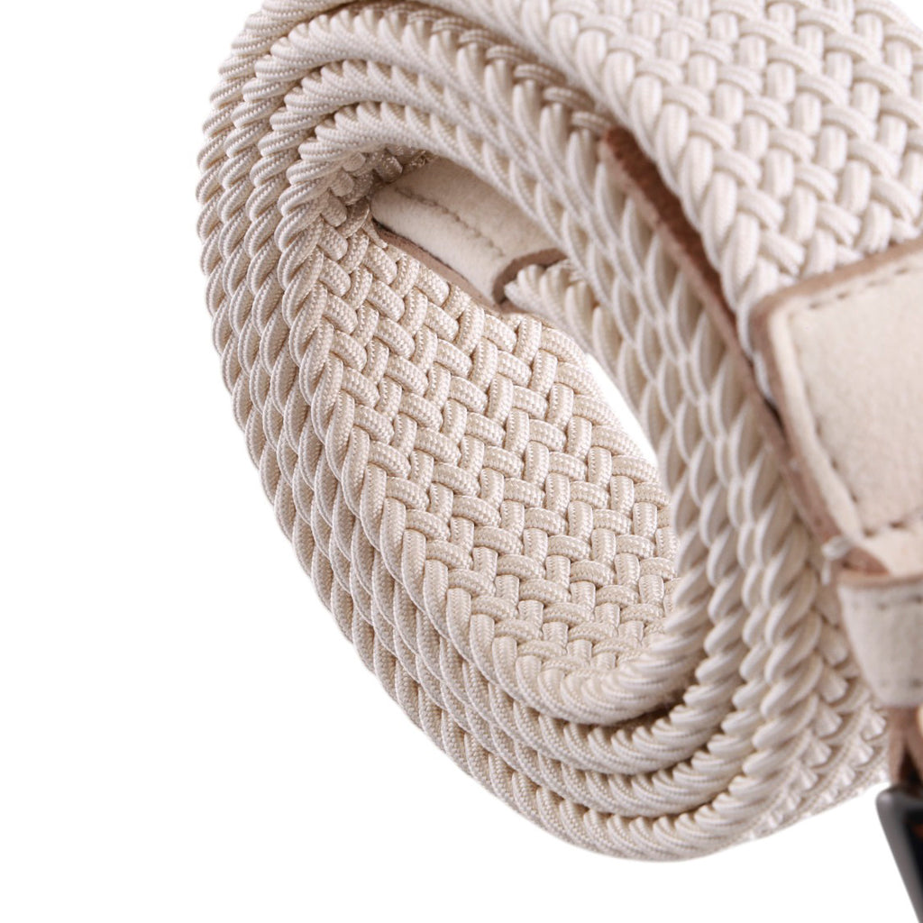 Cintura Paolo Da Ponte Elasticizzata Intreccio Contrasti Camoscio Made in Italy