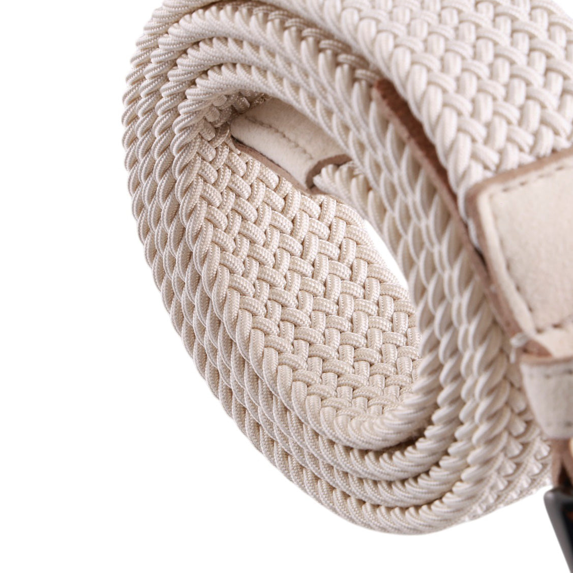 Cintura Paolo Da Ponte Elasticizzata Intreccio Contrasti Camoscio Made in Italy