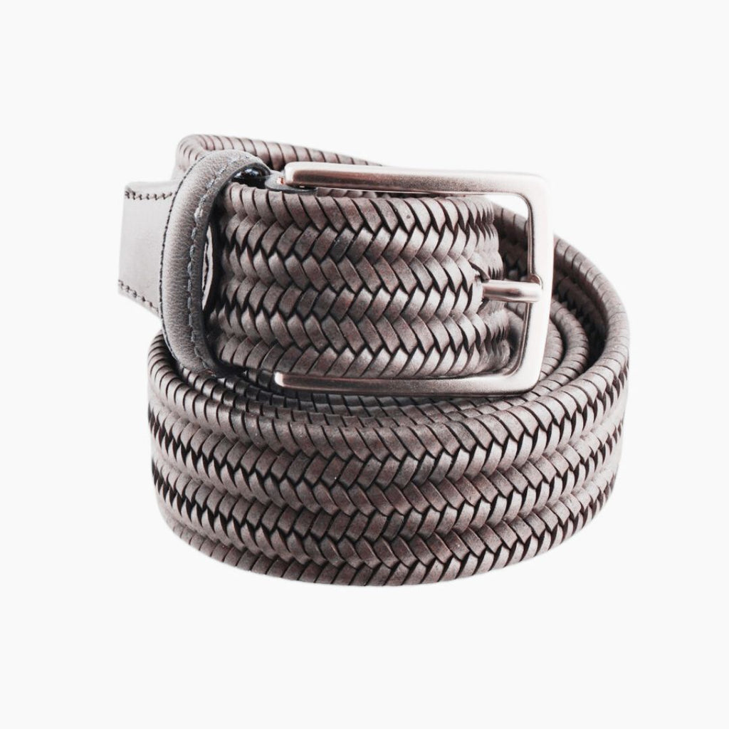 Cintura Intrecciata in Cuoio