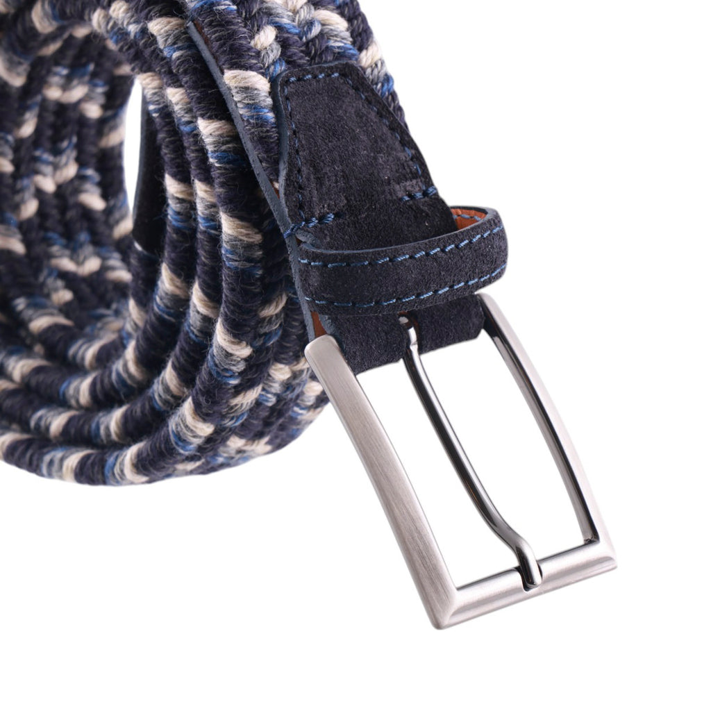 Cintura Intrecciata Elasticizzata Lana e Cotone
