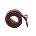 Cintura Intrecciata Elasticizza Contrasti Pelle