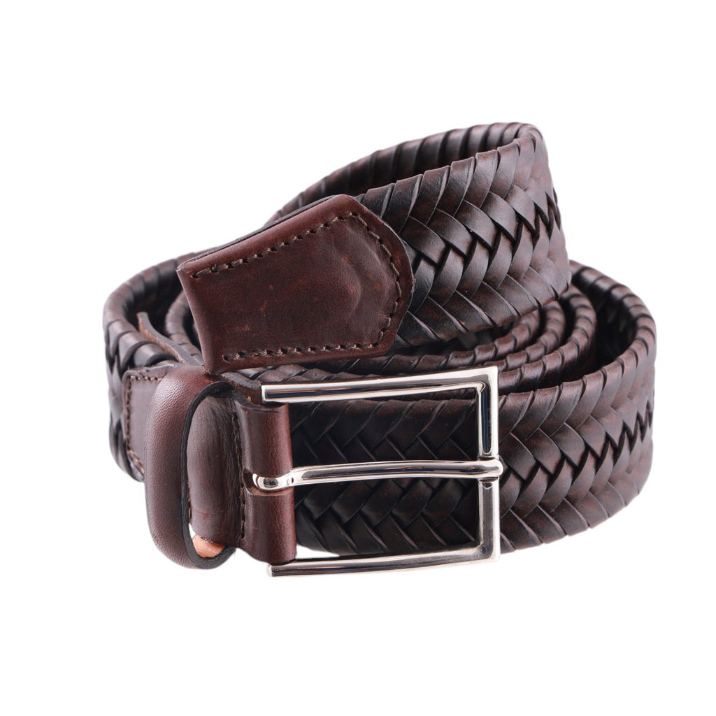 Cintura Intrecciata Uomo Paolo da Ponte in cuoio Rigenerato