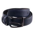 Cintura uomo in vera pelle laserata con fibbia opaca Made in Italy