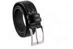 Cintura uomo in pelle intrecciata Made in Italy