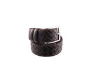 Cintura uomo in pelle intrecciata Made in Italy
