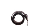 Cintura uomo in pelle intrecciata Made in Italy