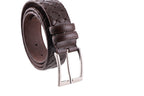 Cintura uomo in pelle intrecciata Made in Italy