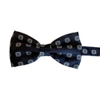 Papillon a fiori simmetrici in seta