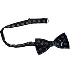 Papillon a fiori simmetrici in seta