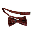 Papillon a fiori simmetrici in seta