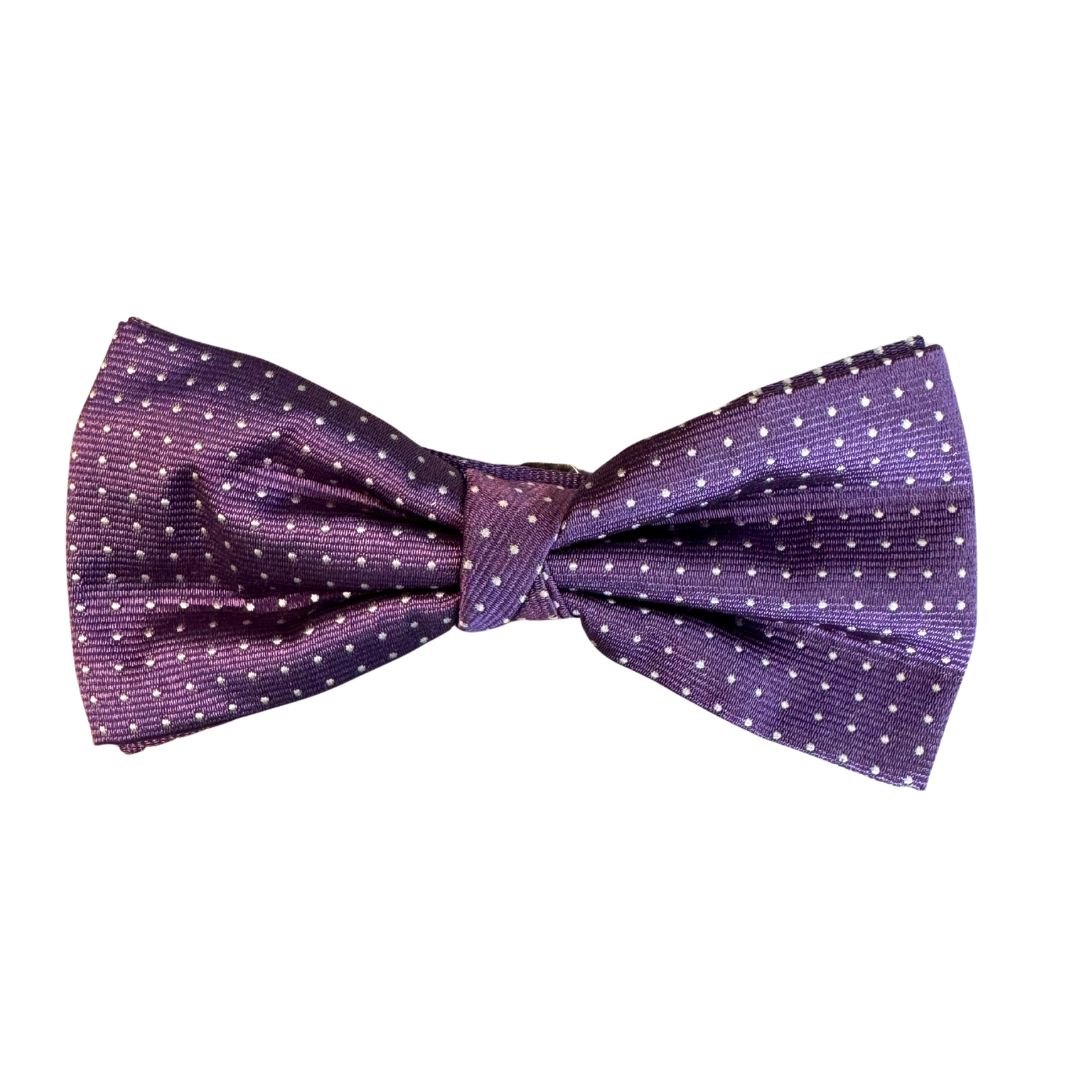 Papillon pois in seta