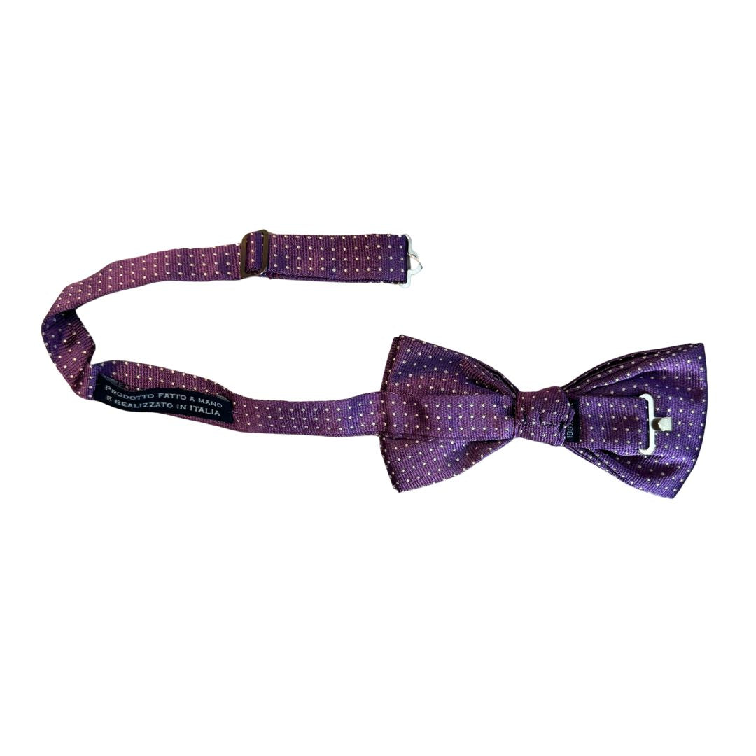 Papillon pois in seta