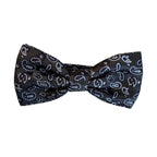 Papillon disegno cashmere in seta