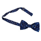 Papillon disegno cashmere in seta